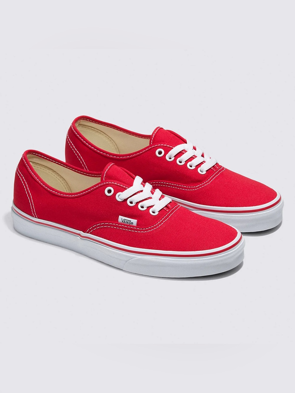 NWT Vans Authentic Red Sneakers - Women’s Size 6